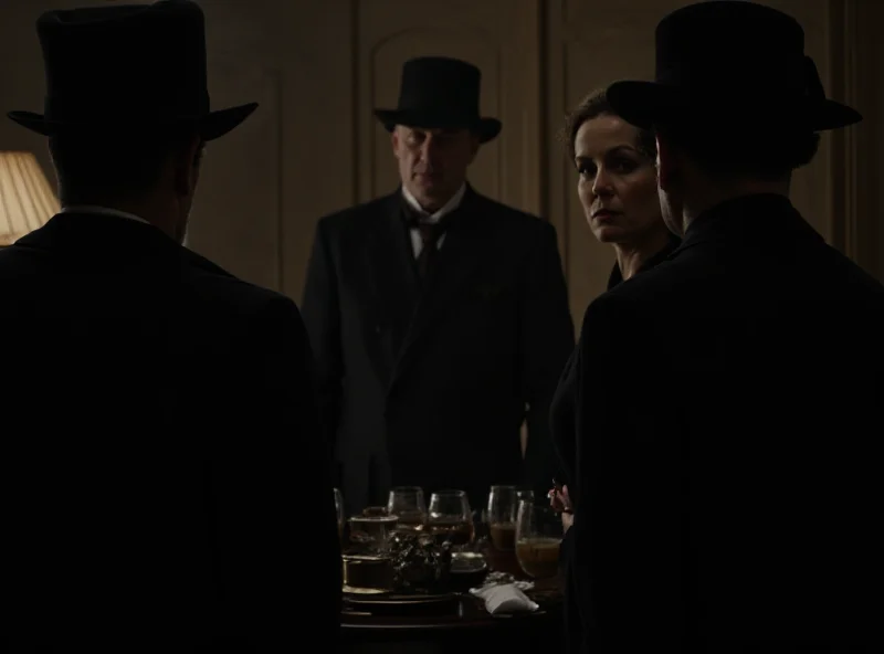 Scene from the BBC adaptation of Agatha Christie's Towards Zero