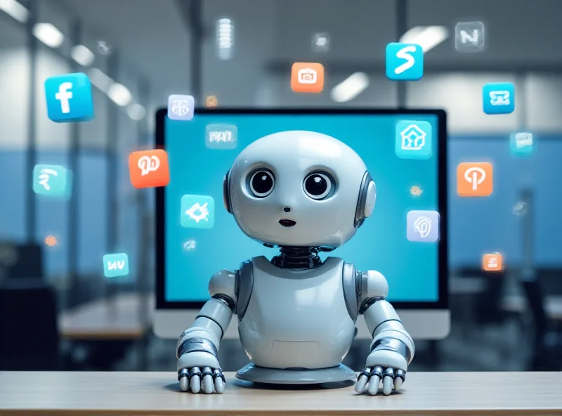 AI generating content for a business