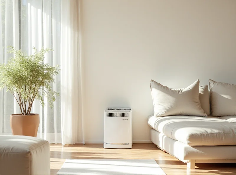 MORENTO Smart Air Purifier in a home setting.