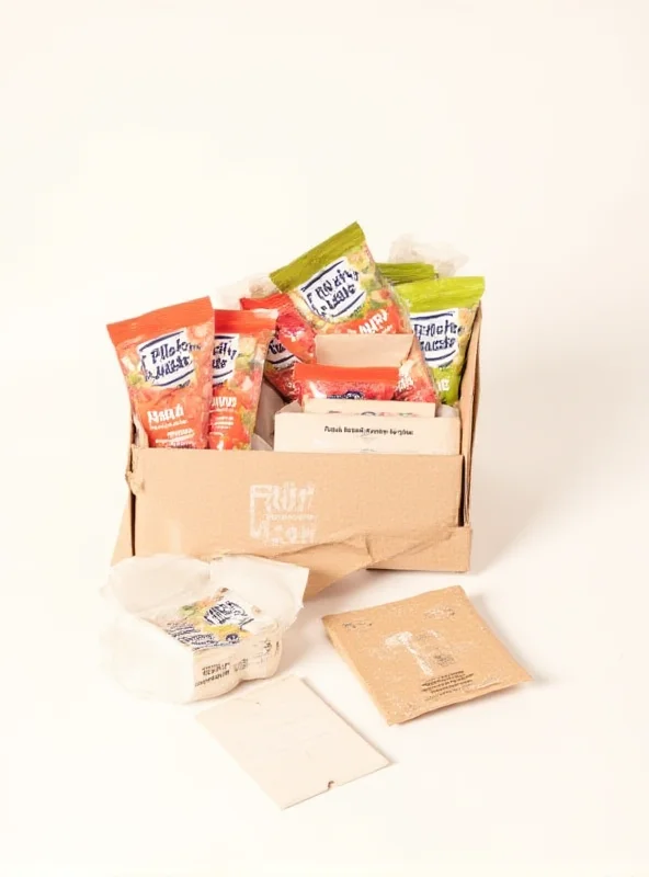 A box of Welch's Fruit Snacks, displaying the variety of fruit flavors and vibrant packaging, with a few individual pouches scattered around the box.