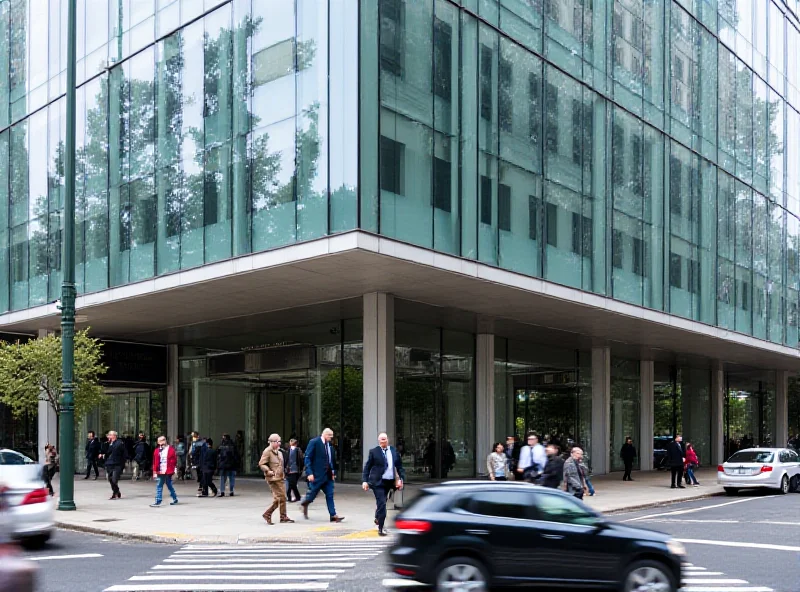 View of the offices of the Washington Post in Washington D.C.