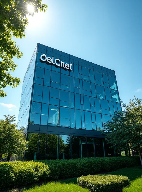 Exterior of a modern Dell Technologies office building.
