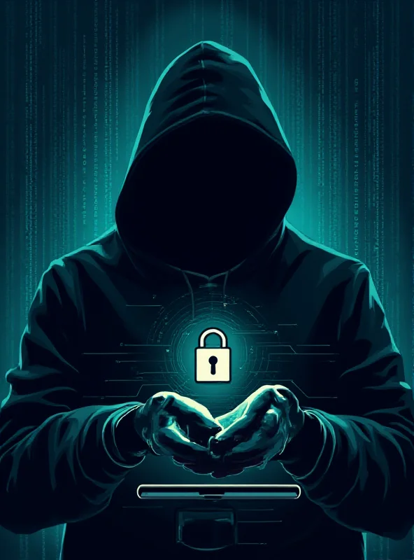 Illustration of a hacker using a backdoor to access an Android device