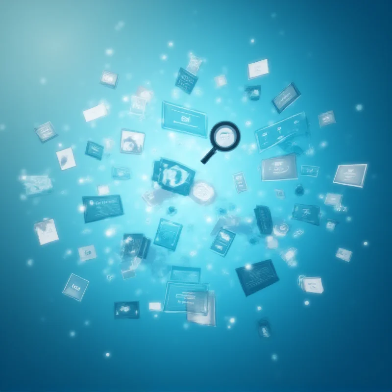Conceptual image of Android widgets being easily searchable and discoverable