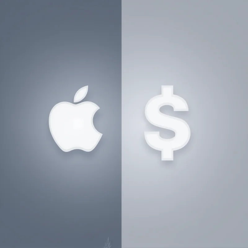 A split image showcasing the Apple logo on one side and the DeepSeek logo on the other, symbolizing the potential partnership between the two companies.