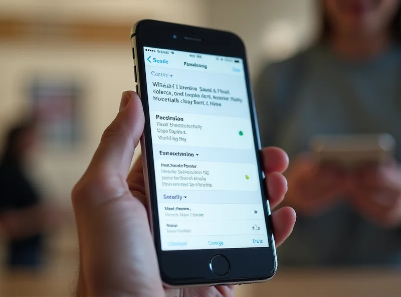 Close-up of an iPhone screen displaying the AppleCare+ subscription options.