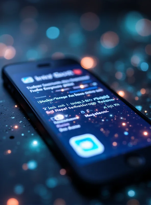 A close-up shot of the latest iPhone with the Apple Intelligence interface displayed on the screen