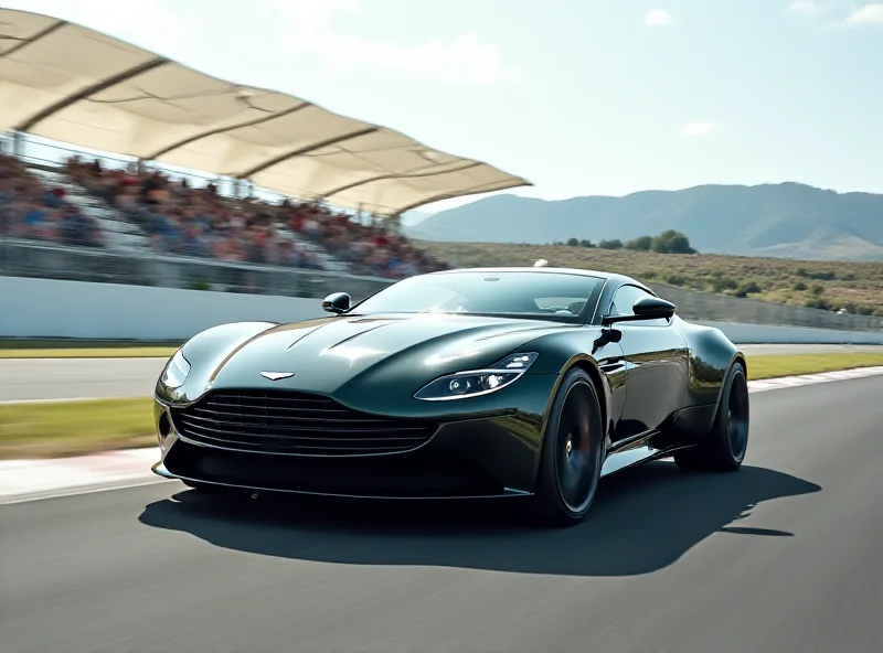 Aston Martin Valhalla on a track