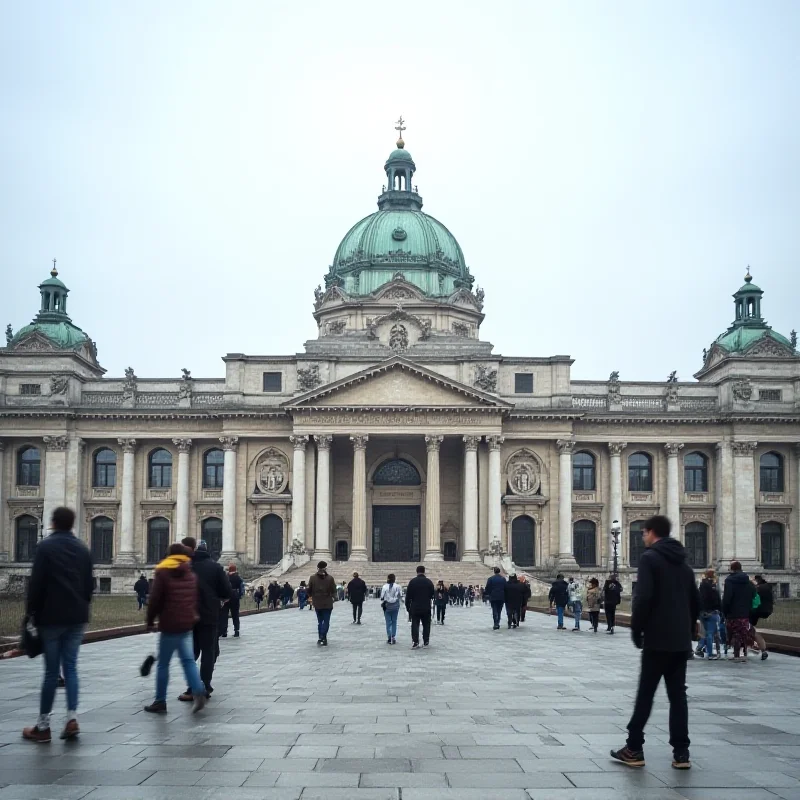 Parliament building in Vienna