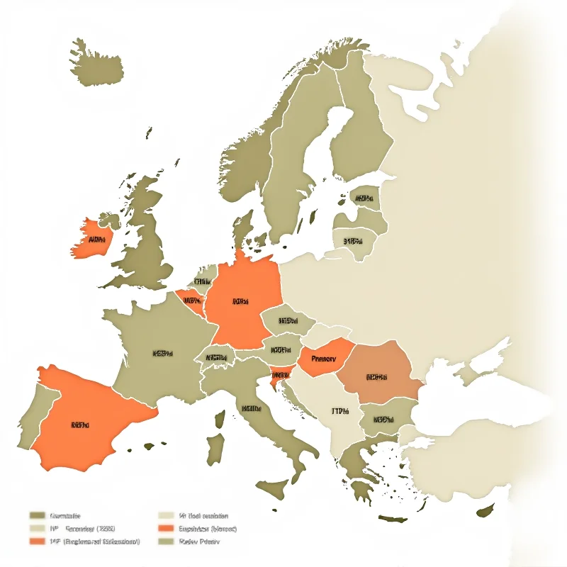 Infographic showing unemployment rates by region, highlighting disparities.