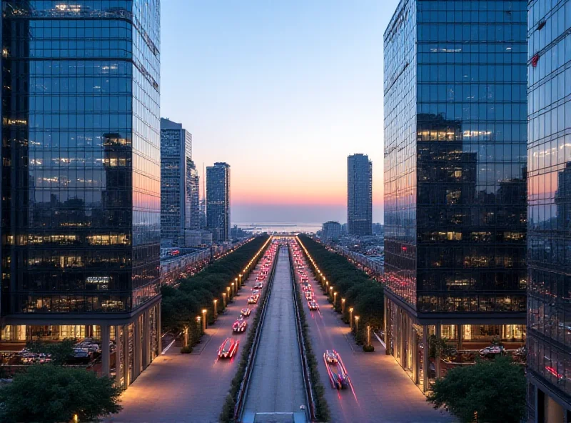Modern cityscape of Baku, Azerbaijan