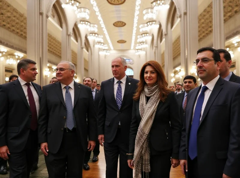 Mehriban Aliyeva visiting the Shah Abbas Mosque in Ganja.