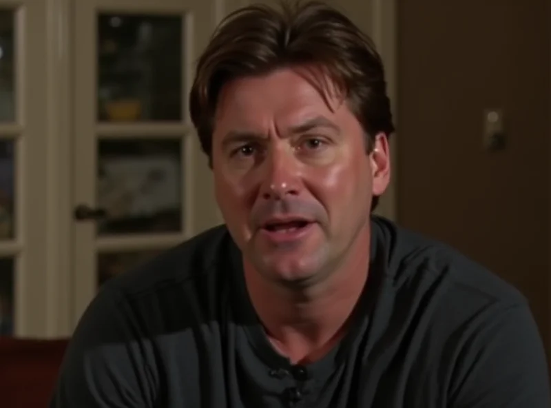 Alec Baldwin in a scene from his reality show, looking concerned.