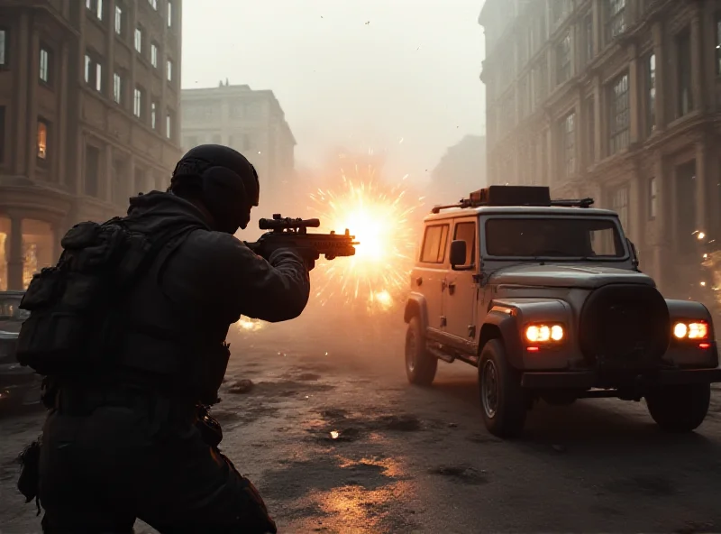 Battlefield soldiers engaged in combat during pre-alpha gameplay.