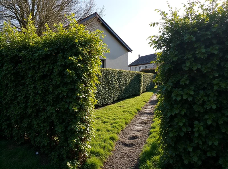 Scene of the removed hedge in Rotselaar.