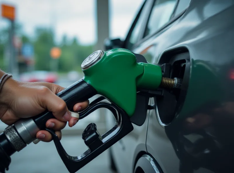 Gasoline pump in Slovakia