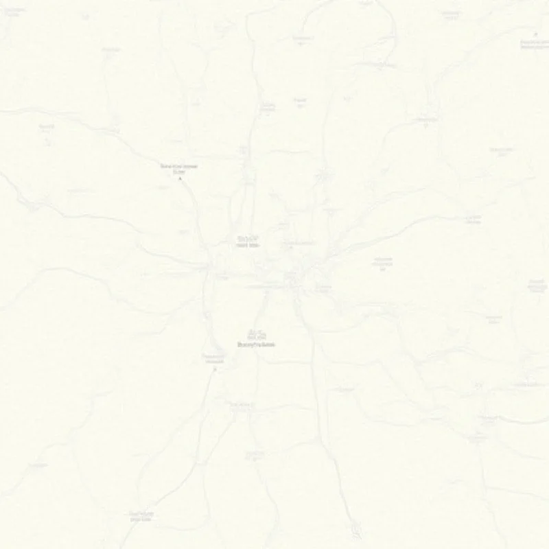 A map of Sarajevo, Bosnia and Herzegovina, highlighting the city center and residential areas.
