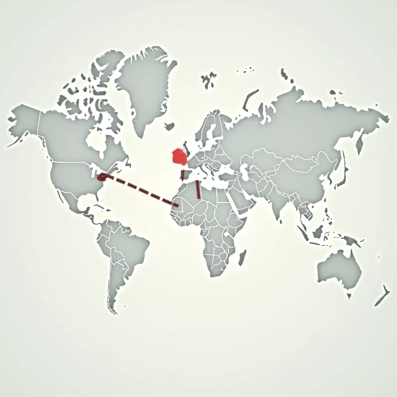 A map highlighting Bolivia and London, UK, connecting the two stories.