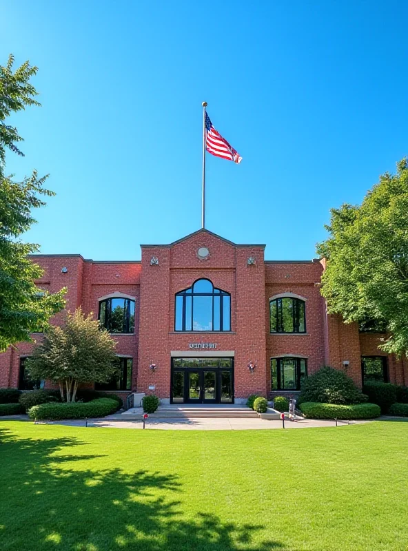 The Everett City Hall building on a sunny day.