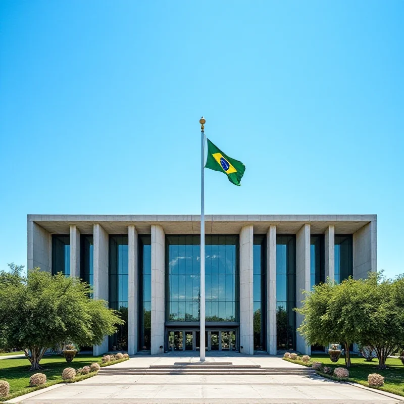 The Supreme Federal Court building in Brasilia