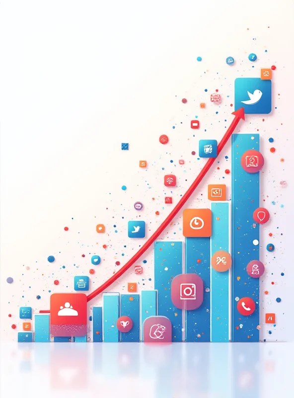 Social media trend graph