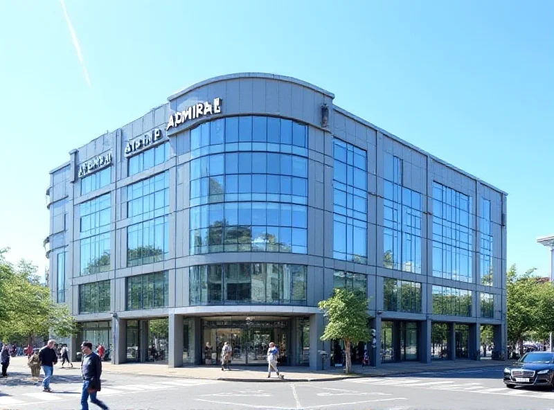 Admiral headquarters building exterior on a sunny day