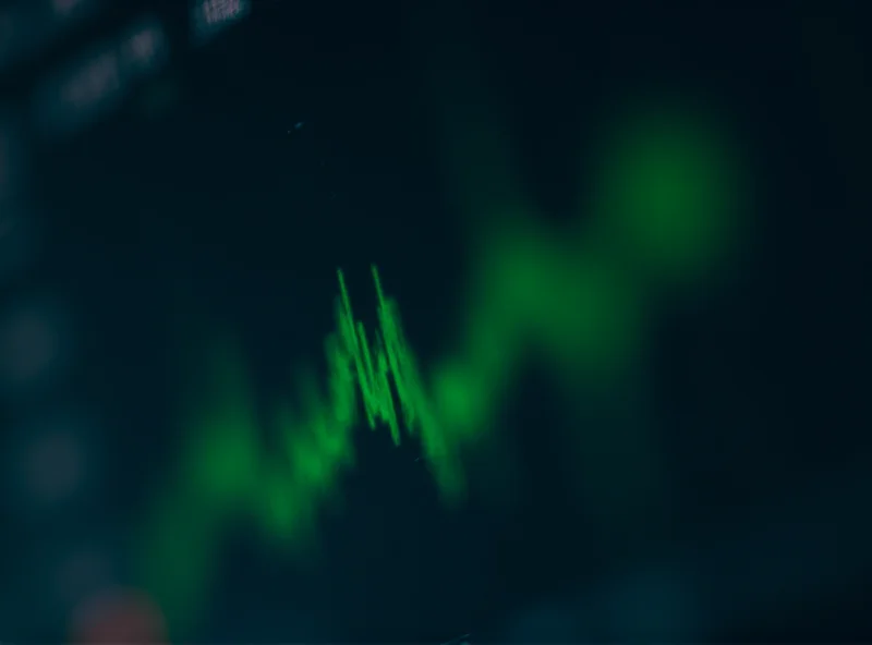 Cryptocurrency chart showing a sharp upward trend