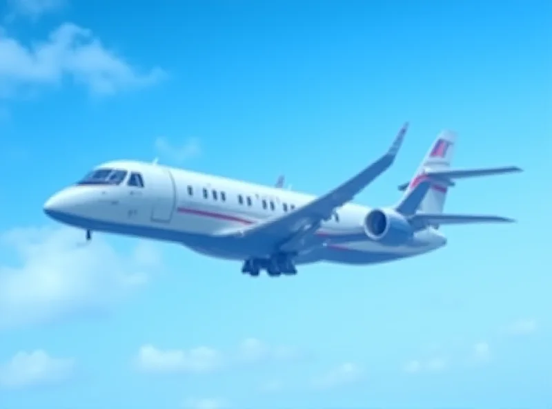 Embraer Aircraft in flight