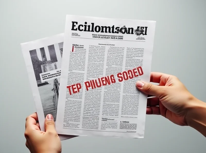 Conceptual image of a magazine cover titled '60 Millions de Consommateurs' with a subtle overlay of a privatization symbol.