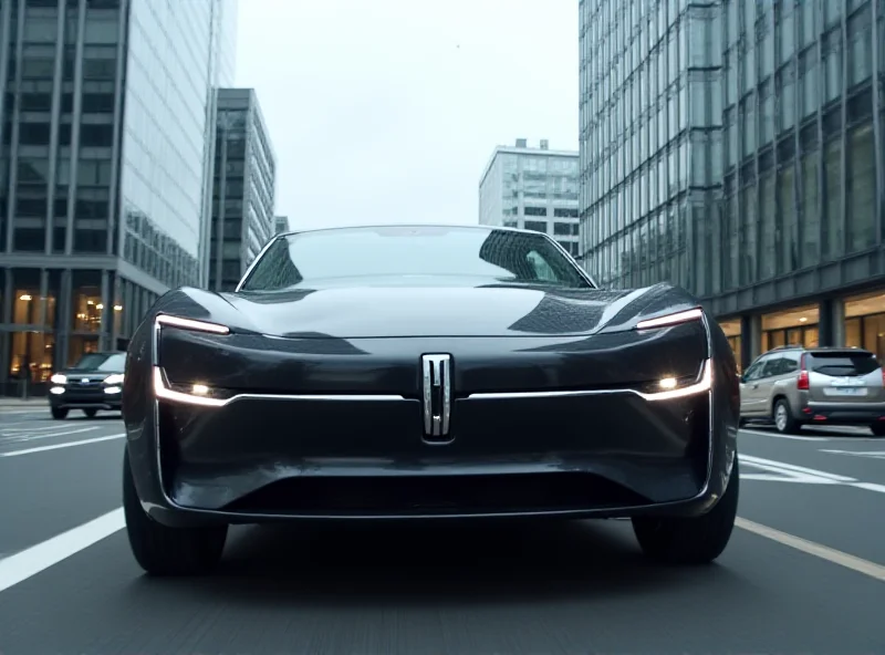 Geely Zeekr car driving on a city street