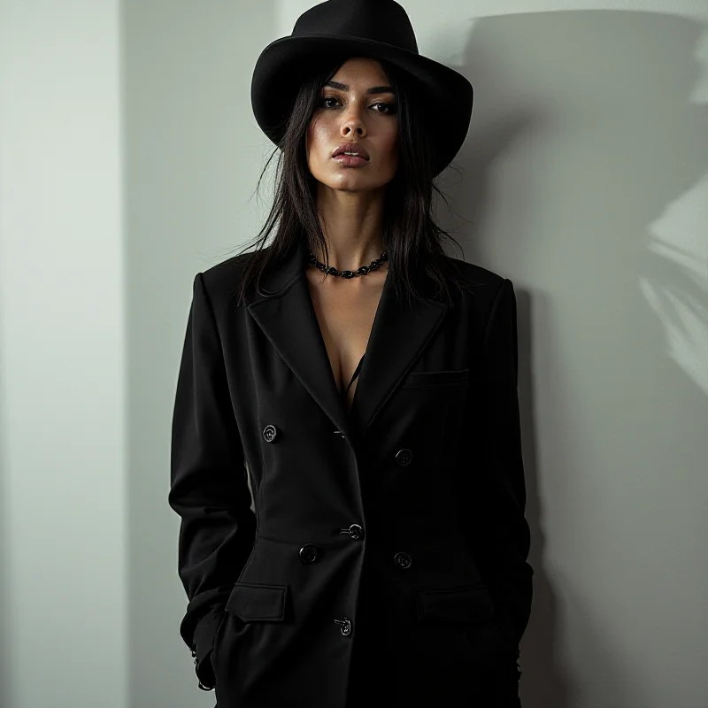 Bianca Censori in a striking outfit