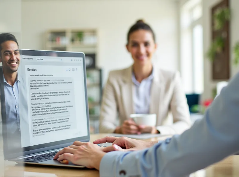 A person confidently participating in a video job interview, with a laptop in front of them displaying the ChatGPT interface, suggesting they are using it for preparation.