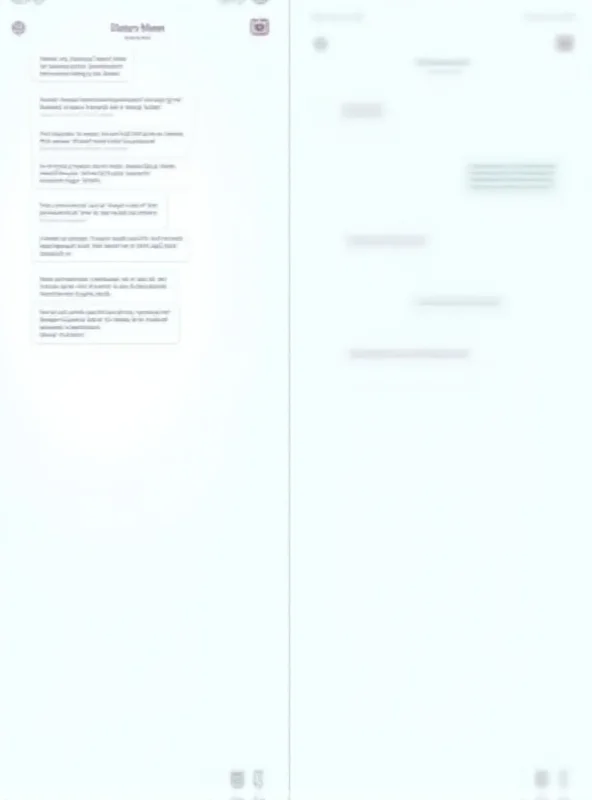 A split screen showcasing the ChatGPT interface; one side displaying a complex question with subtle undertones, and the other side showing ChatGPT's response which accurately interprets the subtext.