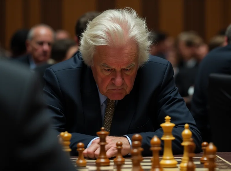 Boris Spassky at a chess tournament.