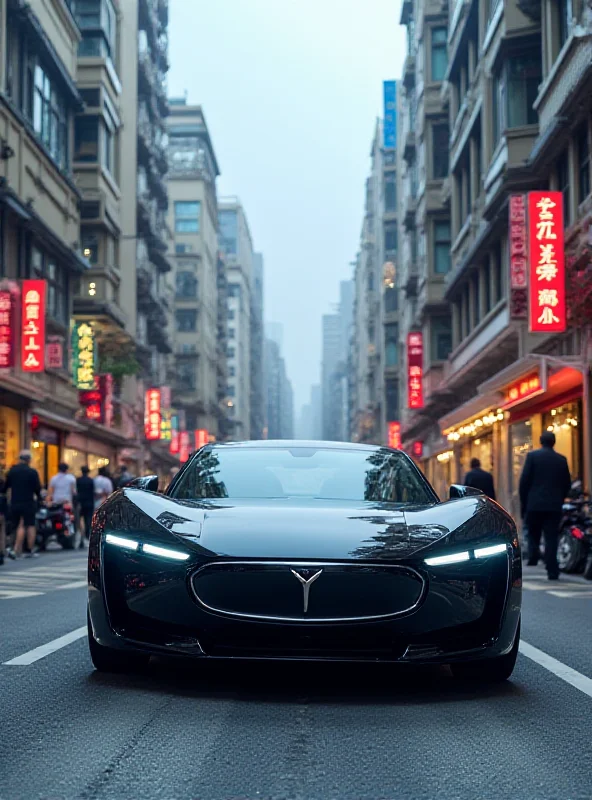 Xpeng electric vehicle in Hong Kong