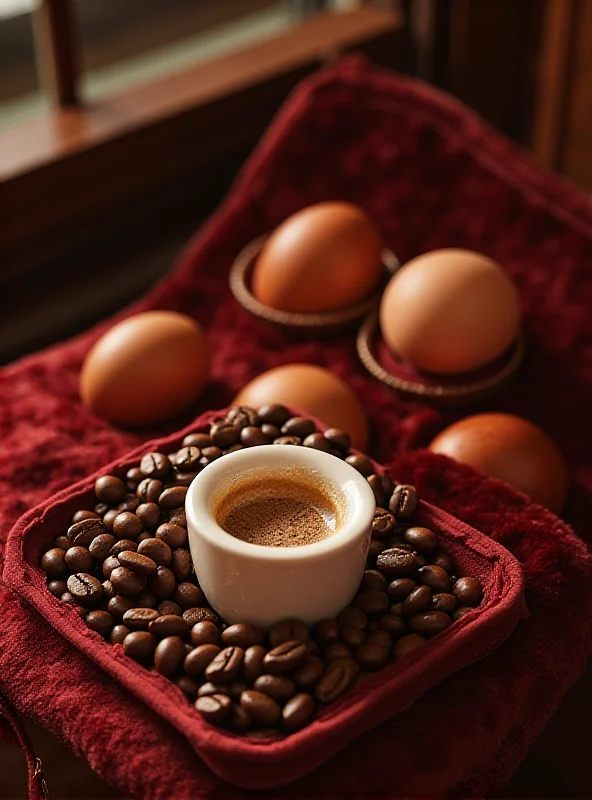 A humorous meme depicting coffee and eggs as luxury items.