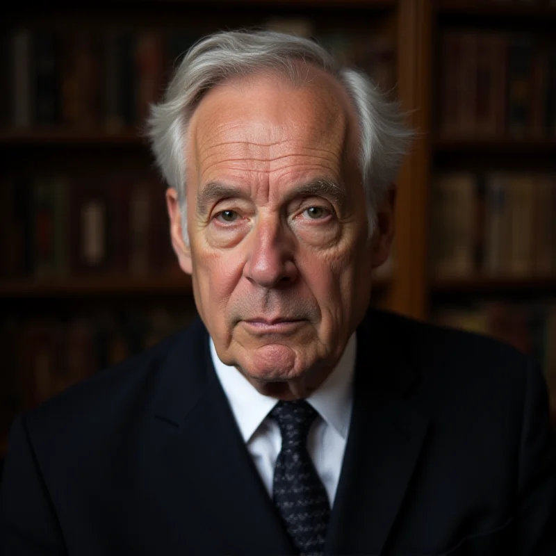 A portrait of Jean-Marie Rouart, the writer and academician who critiqued Emmanuel Macron's war rhetoric.