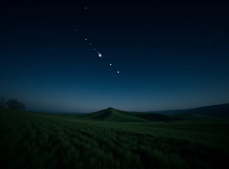Planetary Alignment over Somerset