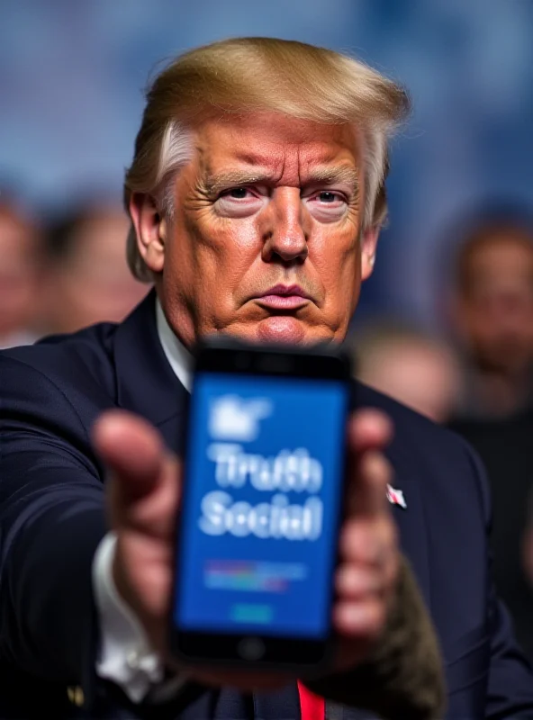 Image of Donald Trump posting on Truth Social.