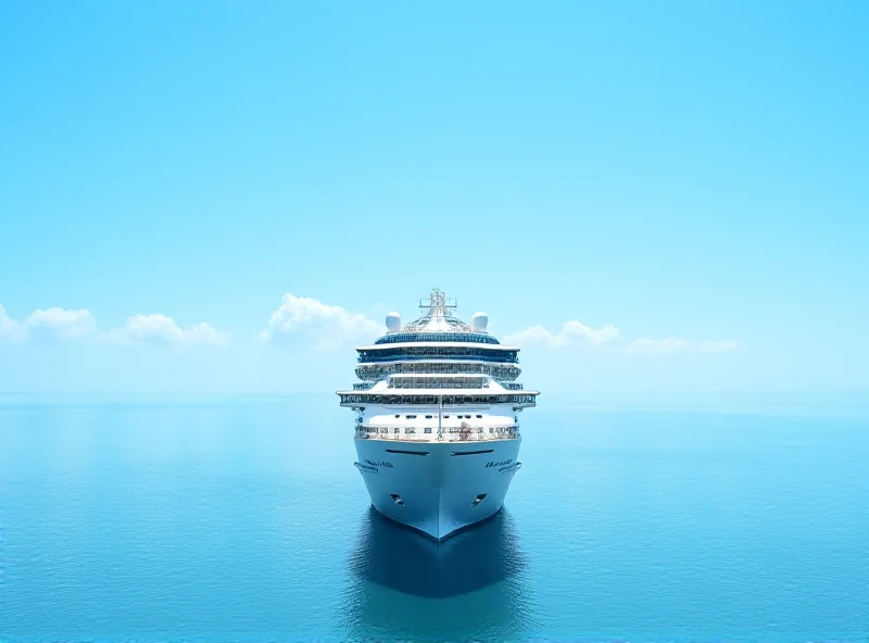 Exterior of the Sun Princess cruise ship at sea on a sunny day.