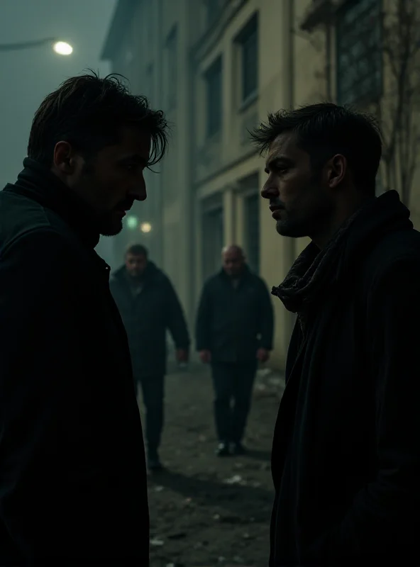 A still from the Czech film Na plech, depicting a dramatic scene with actors.
