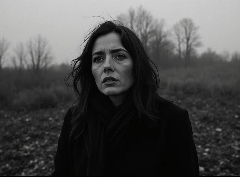 A dramatic scene from the film 'The Girl with a Needle'.