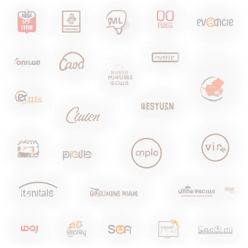 A collage of various VPN service logos and icons, representing different providers in the market.
