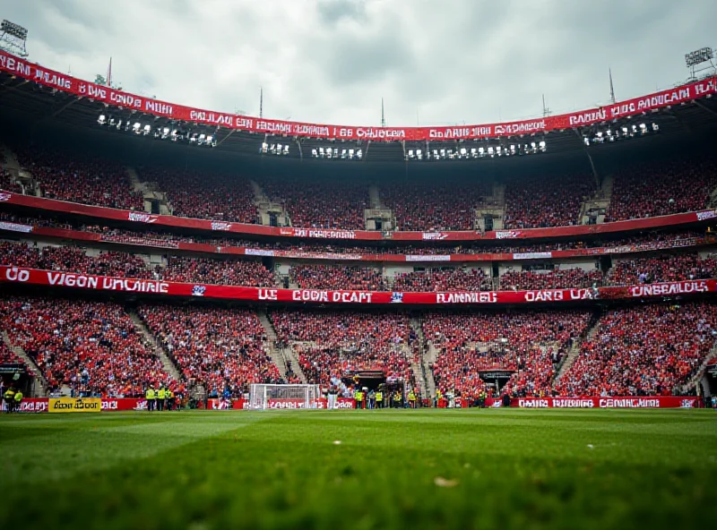 A packed RC Celta stadium with fans cheering