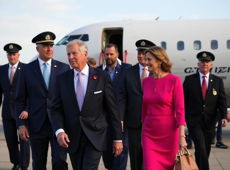 King Willem-Alexander and Queen Maxima arriving in Cyprus