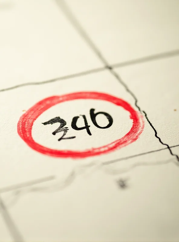 A calendar page showing a date circled, representing an important deadline.