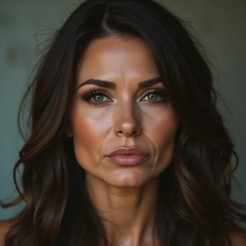 Jennifer Slay looking somber and thoughtful in a close-up portrait.