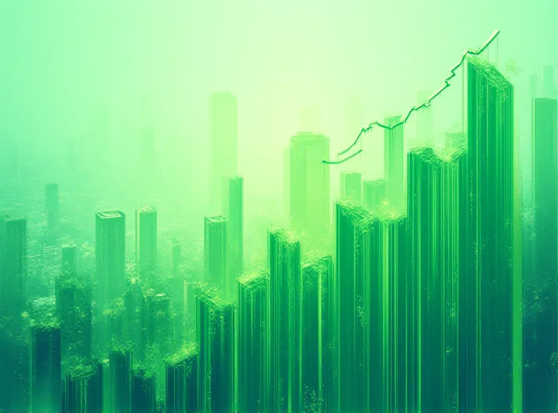 Abstract image representing financial growth.