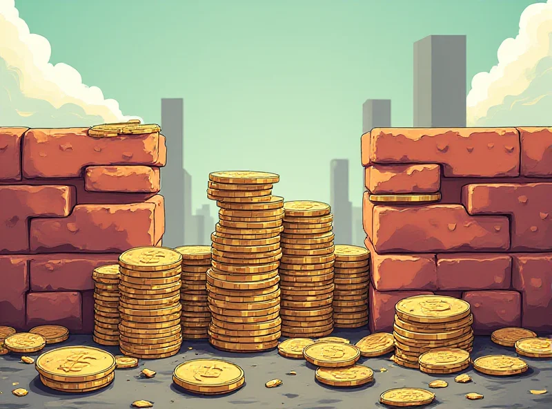 Illustration of rising prices and trade barriers