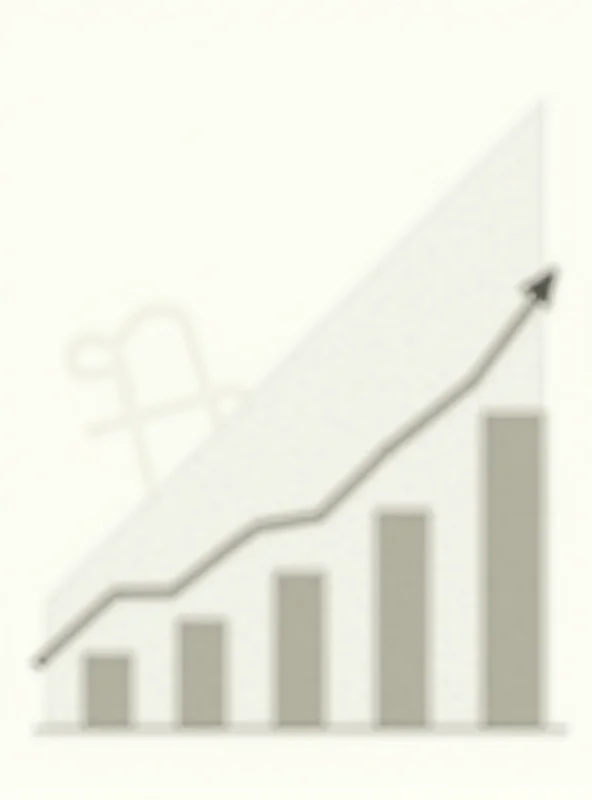 Illustration of a graph showing plummeting mortgage rates and rising mortgage applications